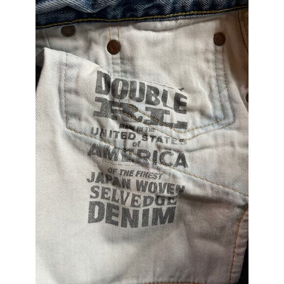 Ralph Lauren DOUBLE RL Mens Low Straight Jeans Hill Top 32X30 RRL Japan Selvedge - Picture 8 of 8